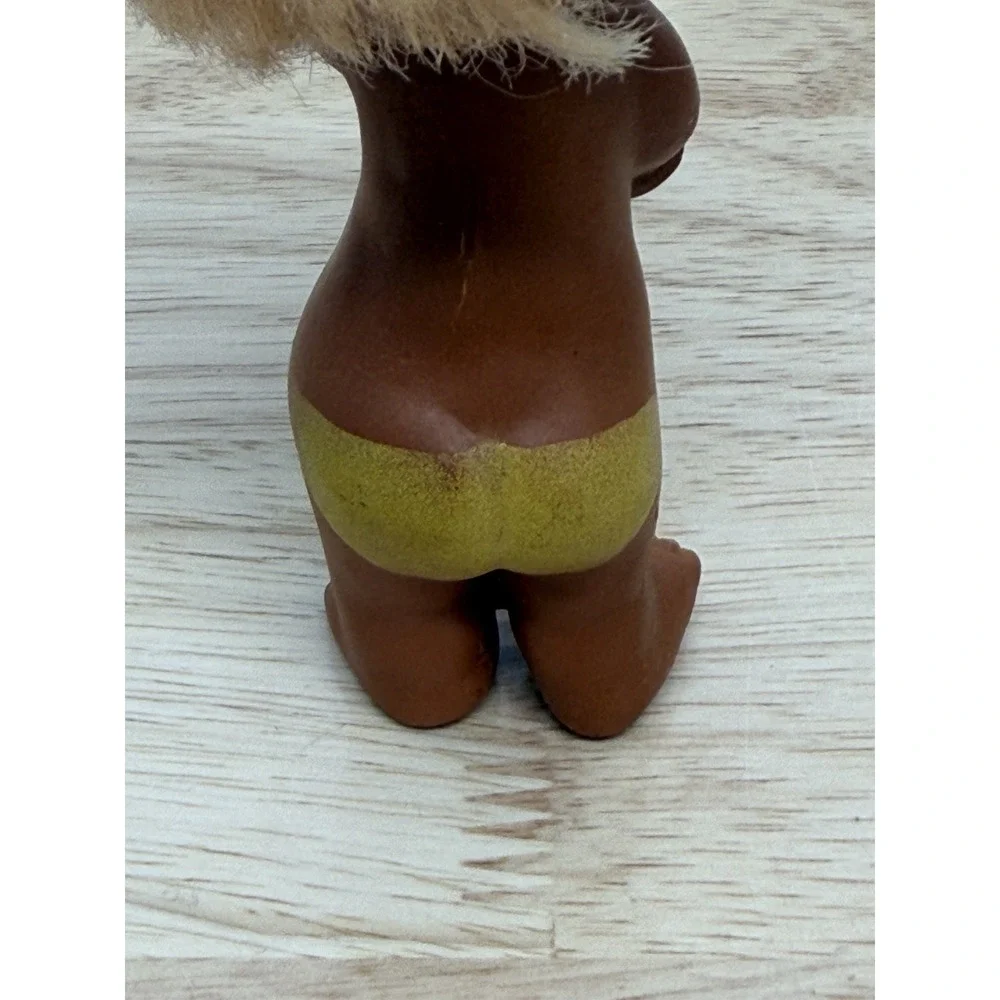 Vintage Moody Cuties Figurine Blonde Hair Tongue Out Funny‎ Troll Hong Kong #AA